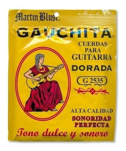 Encordado Gauchita Guitarra Clasica Criolla Musica Pilar