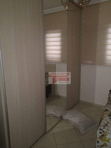 Imagem 10 de 19 de Cobertura Com 2 Dormitórios À Venda, 70 M² Por R$ 420.000,00 - Vila Cecília Maria - Santo André/sp - Co0737