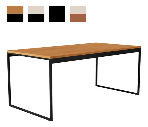 Mesa De Reunião Industrial Pes Metal 160x80 8 Lugares Menor preço em Mesa De Reunião Industrial Pes Metal 160x80 8 Lugares