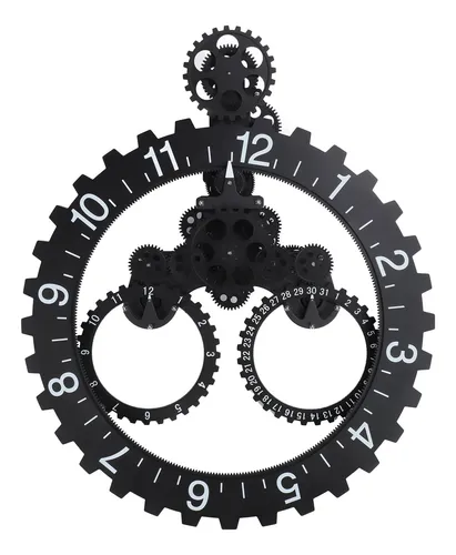 Reloj De Engranajes Mecánico De Estilo Europeo Retro