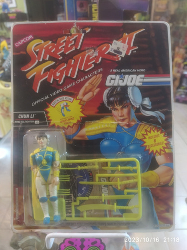 Street Fighter G.i. Joe Ed, Chun-li Action Figura Accion (Usado)
