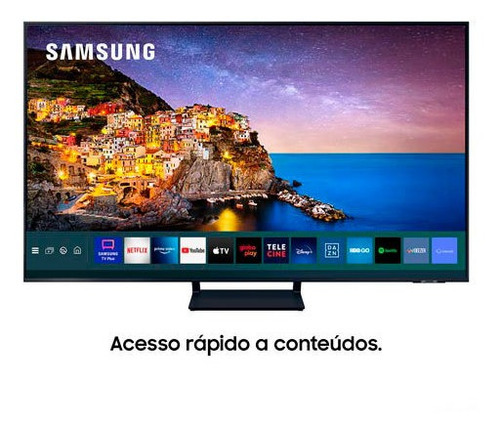 Imagem 6 de 9 de Smart Tv 4k Samsung Qled 55 Com Modo Game, Alexa - 55q70aa