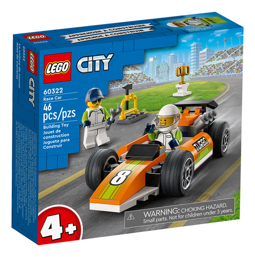 Bloques Para Armar Lego City Auto De Carreras 46 Piezas Cantidad De Piezas 46