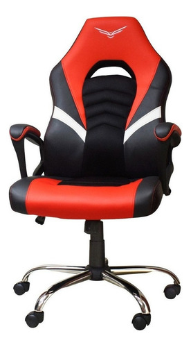 Silla Naceb Gamer Titan Negra-roja Vinipiel 120kg /v /v