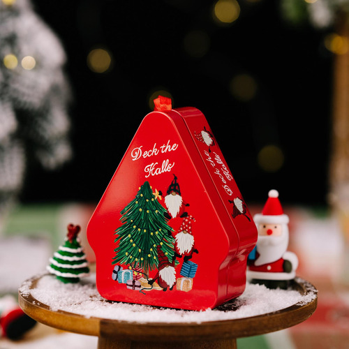 6 Caja De Dulces Navideña Decorativa Para Almacenar