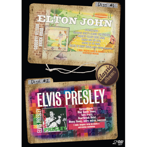 Dvd Doble Classic Albums: Elton John, Elvis Presley