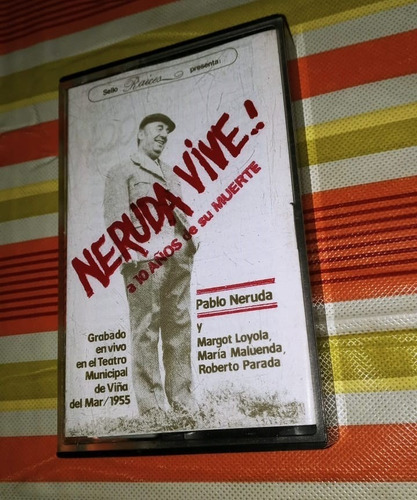 Cassette Neruda Vive