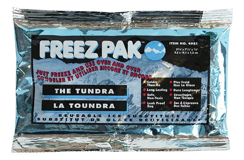 The Tundra Freez Pak Reutilizable Sustituto De Hielo A ...