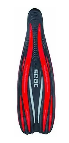 Aletas De Buceo Seac F100 Pro (rojo, Talla 42/43)