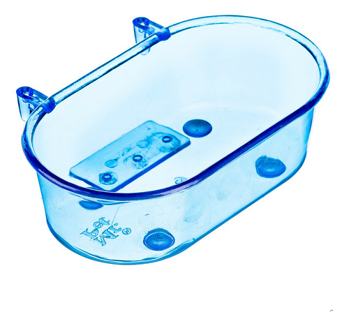 Kit 3 Unidades - Banheira Suspensa Média Azul 240ml
