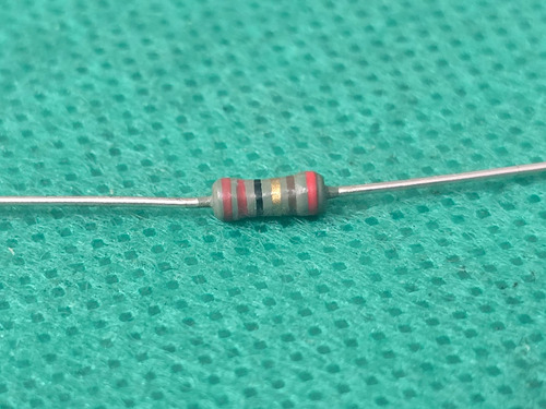 5x Resistor 22r 1/4w 1% Mrs25