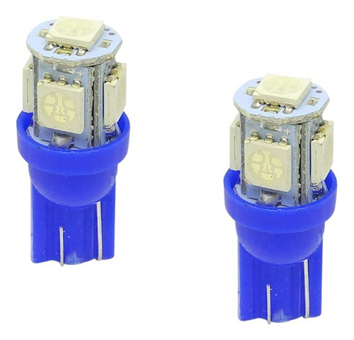 Luces De 5 Led 5050, 24volt, Cola De Pescado, Luz Azul