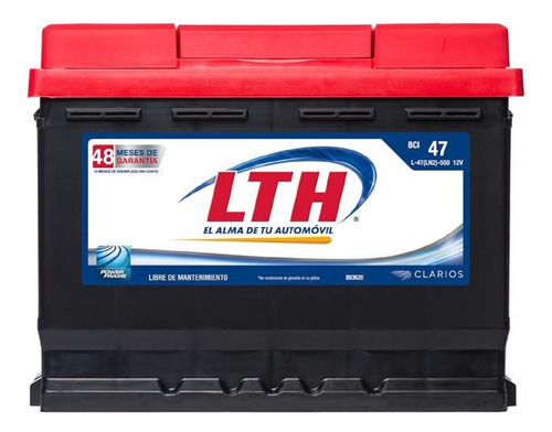 Batería Lth Gol 2016 Envío Gratis Cdmx Edomex 47/550 Lth