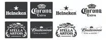 Comprar Stencil Kit X4  Cerveza Vintage Letras 21x29 Noreste Ideas  
