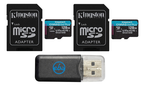 Kingston Tarjeta Memoria Microsd Canva Go Plus 128 Gb ( 2)