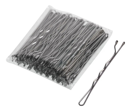 200 Horquillas Para Cabello 6 Cm Peinados Peluquería Belleza Color Negro