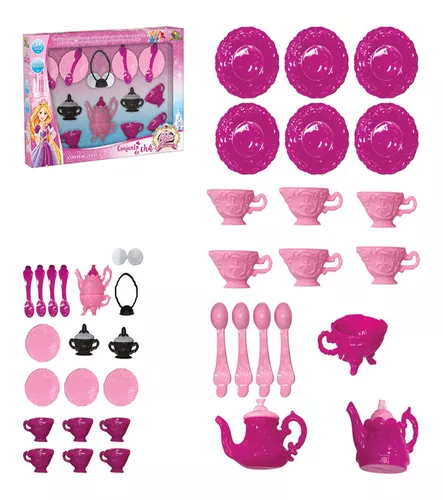 Conjunto De Chá Com 19 Peças De Brinquedo Infantil - Compre Agora