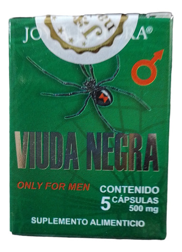 Viuda Negra 5 Cápsulas Joy Natura Estimulante Energético