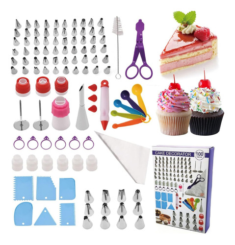 Kit 100pz Repostería Accesorios Para Decorar Pasteles