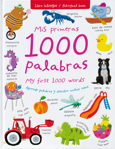 Mis Primeras 1000 Palabras.: Libro de Palabras : Mis primeras 1000 palabras, de Varios. Editorial Silver Dolphin (en español), tapa dura en español, 2022