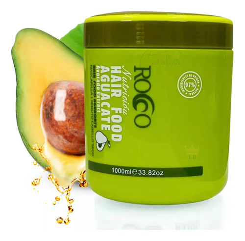 Rocco Sérum Nutritivo Liso 1000 Ml Cabello Teñido