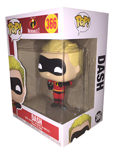 Funko Pop Dash The Incredibles 2 Los Increíbles Disney Pixar (Usado)