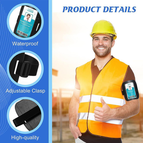 Portatarjetas Para Brazo Brazalete Porta Insignias Funda Imp