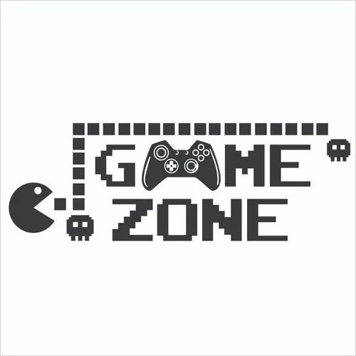 Vinilo Decorativo Pared - Gamer - Game Zone - Pac Man