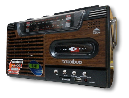 Radio Portátil Retro Audiopro 