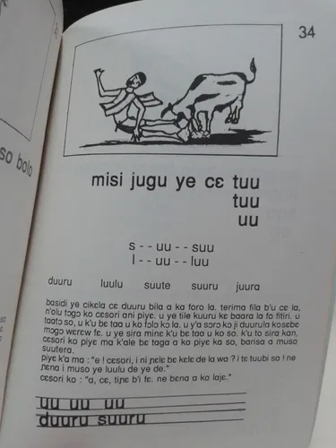 Kalanje Ni Sebenni * Idioma Bambara De Senegal Mali Africa (Usado)