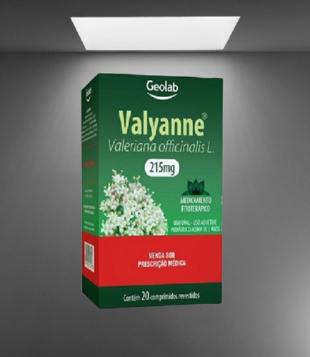 Suplemento Alimentar Valyanne 215mg C/20 Comp Geolab