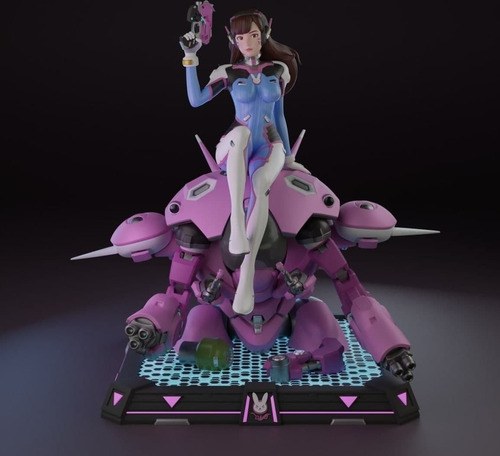 Archivo Stl Impresión 3d - Overwatch - D.va New Model