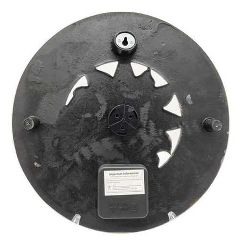 Reloj De Pared Colgante De Bronce Retro Termómetro Adjunto