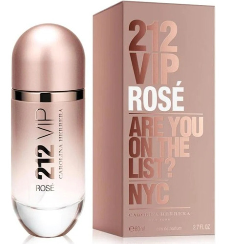 212 Vip Rose Carolina Herrera Edp 80 Ml Para Mujer