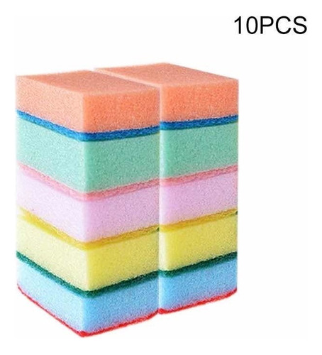 Esponjas Cocina Lavavajillas Juego De 10 Esponjas De Colores