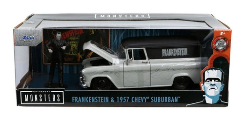 Universal Monsters Frankenstein & 1957 Chevy Suburban