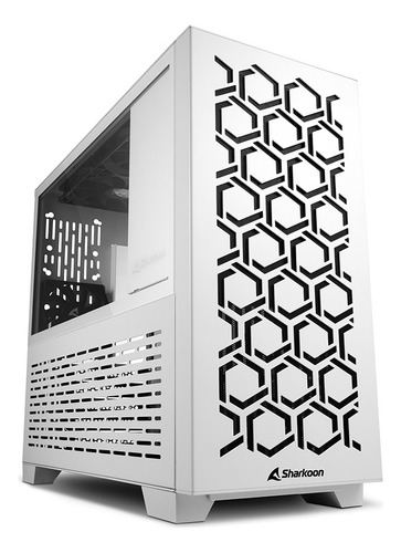 Gabinete Sharkoon Ms-y1000 Color Blanco, Vidrio Templado    