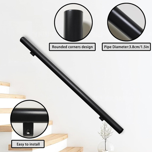- Pasamanos De Aluminio Escaleras De 3 Pies, Pasamanos ...