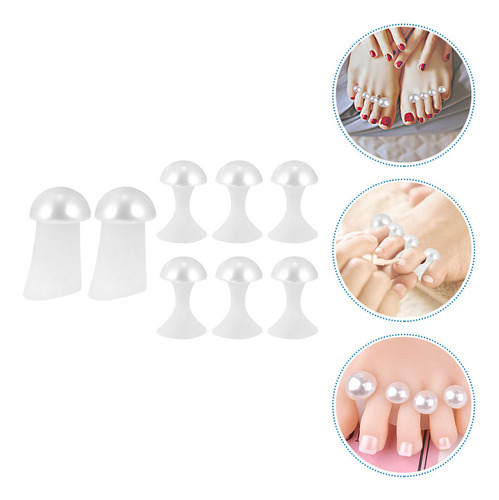 Separador De Dedos Para Pedicura, Separador De Dedos, 8 Unid