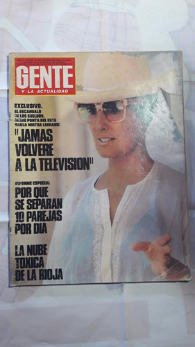 Revista Gente 864 Silvia Folgar 11 Feb 1982 