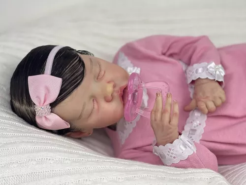Bebê Reborn - Recem Nascido Dormindo Realista