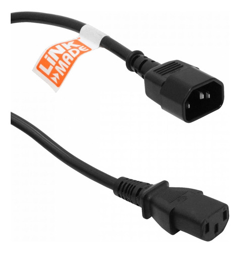 Cable De Poder 5m C13 A C14 6a Negro Clickbox