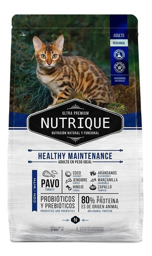 Nutrique Young Adult Cat Healthy Maintenance7.5 Kg+pìedra2kg