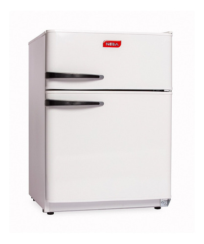 Imagen 3 de 3 de Heladera minibar Neba A128 blanca con freezer 124L 220V