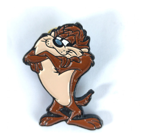 Broche Pin Metálico Tazmania Brazos Cruzados Looney Tunes