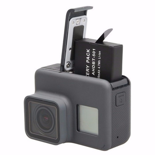 Kit Gopro Hero 5 Black Carregador Duplo+2 Baterias Hero 5 6