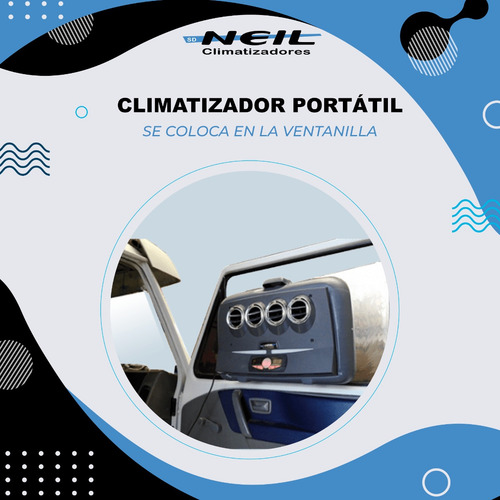 Climatizador Frio Neil Portatil Camiones 12v