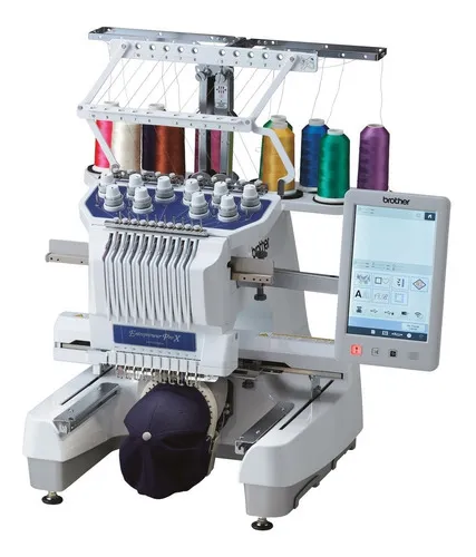 Bordadora Brother Semi Industrial De 10 Agujas Pro X Pr1055x
