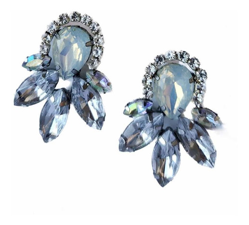 Aros Para Fiesta / Aros Con Gemas / Aros Elegantes / Bijou