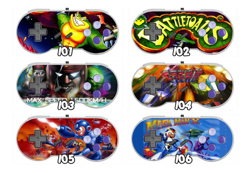 Skins Protector Para Controles Snes Super Nintendo Vinilo